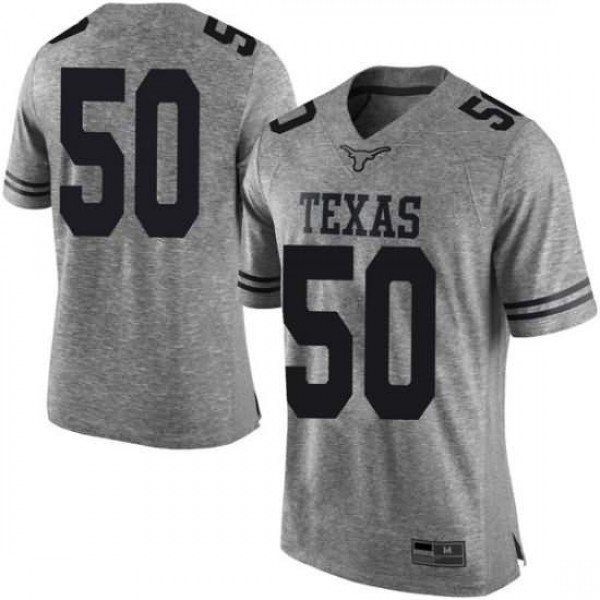 Men University of Texas #50 Byron Vaughns Gray Limited Stitch Jersey
